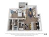 ONE BEDROOM DELUXE Floor Plan ONE BEDROOM DELUXE Floor Plan at The Summit at Avent Ferry, Raleigh, NC